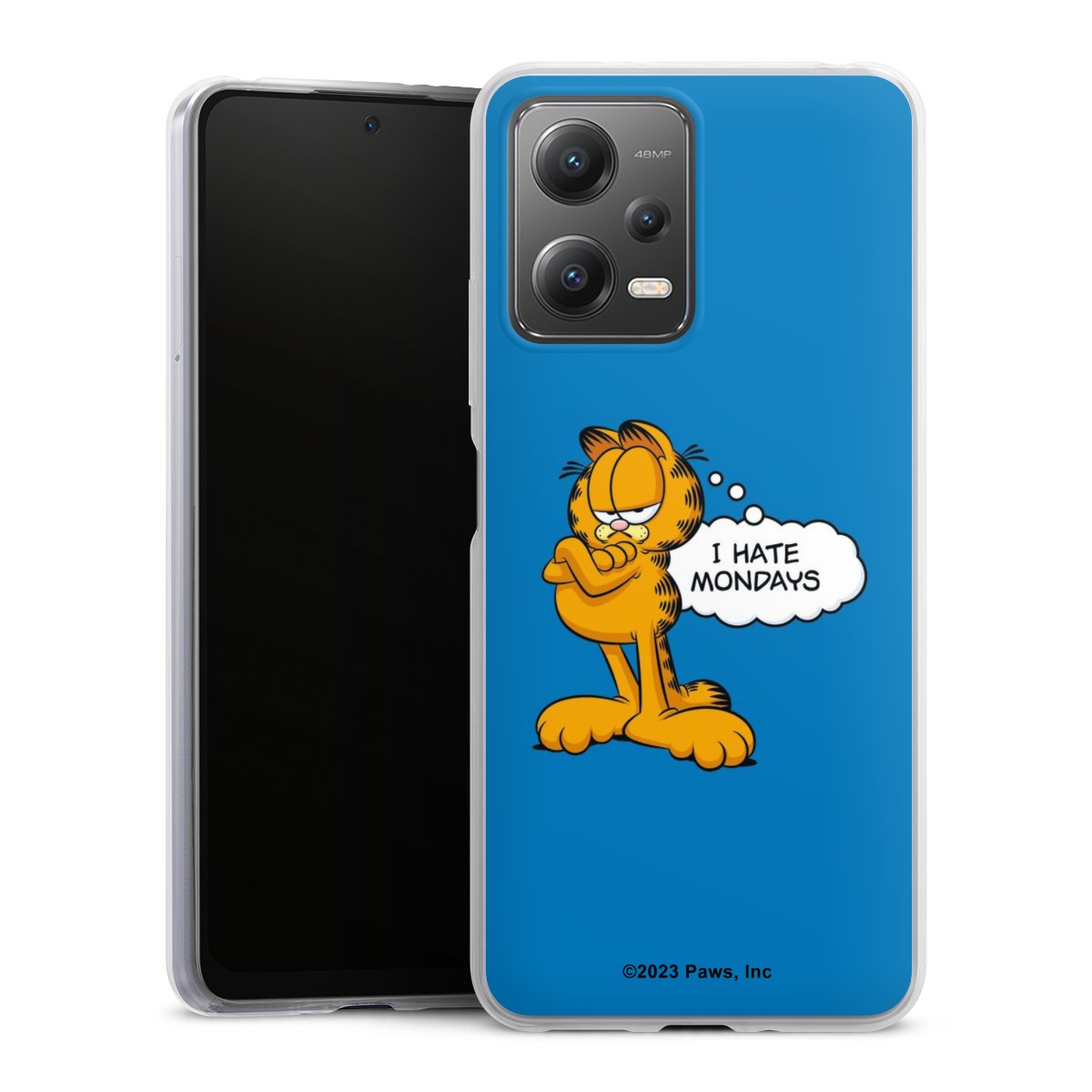 Garfield Ik haat maandagen blauw