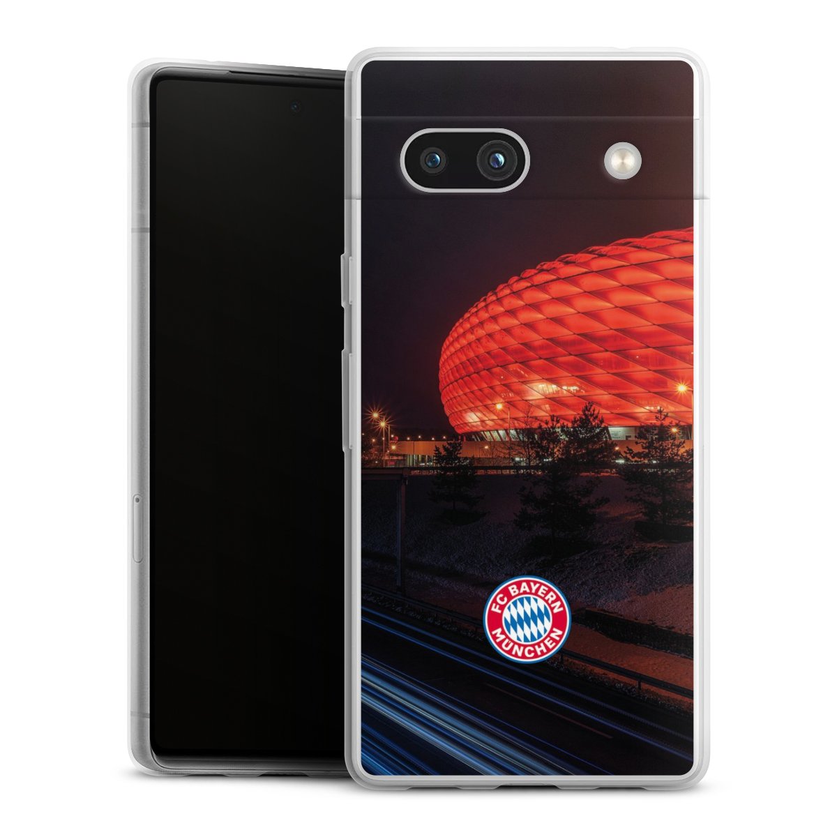 Allianz Arena bei Nacht FCB