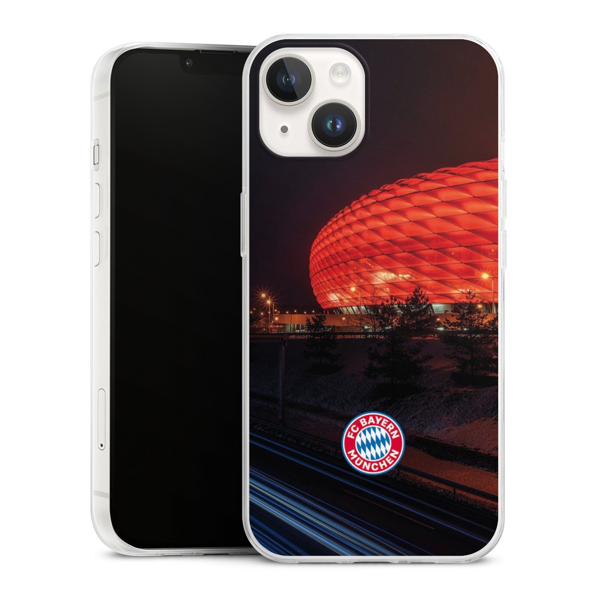 Allianz Arena bei Nacht FCB