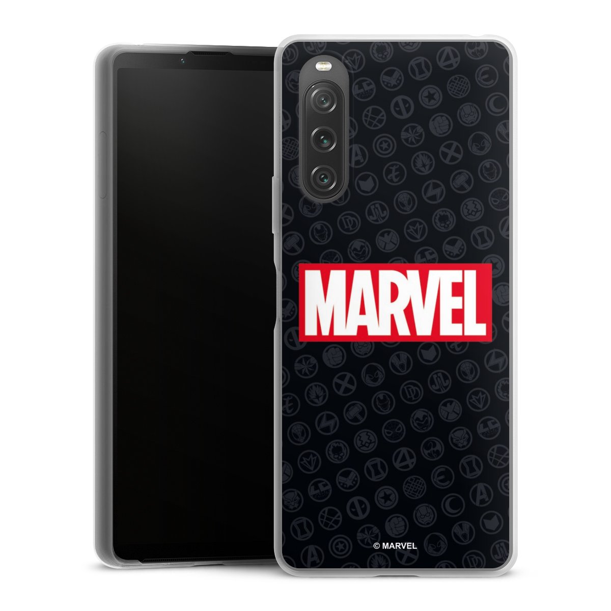 Marvel Logo Black Red 