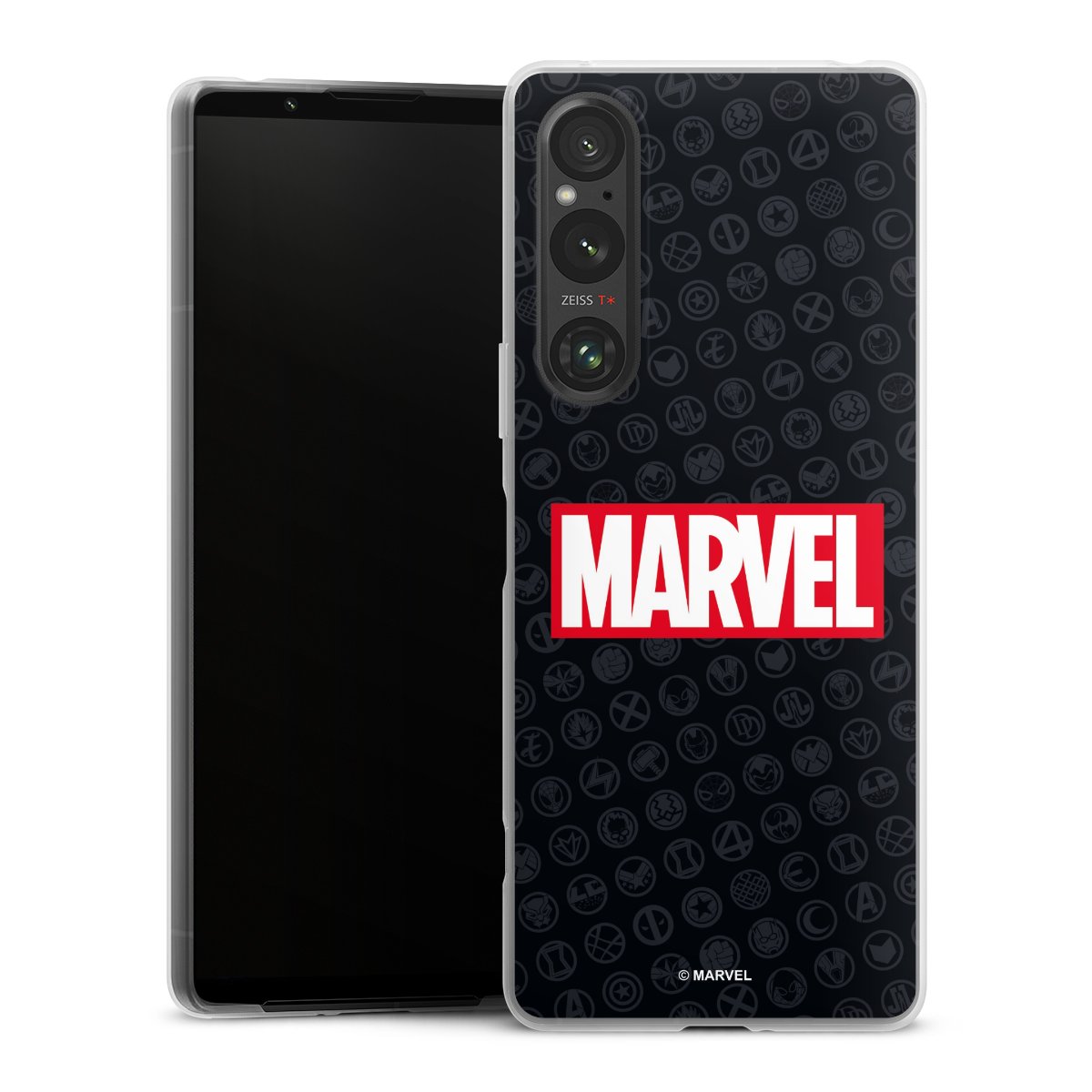 Marvel Logo Black Red 