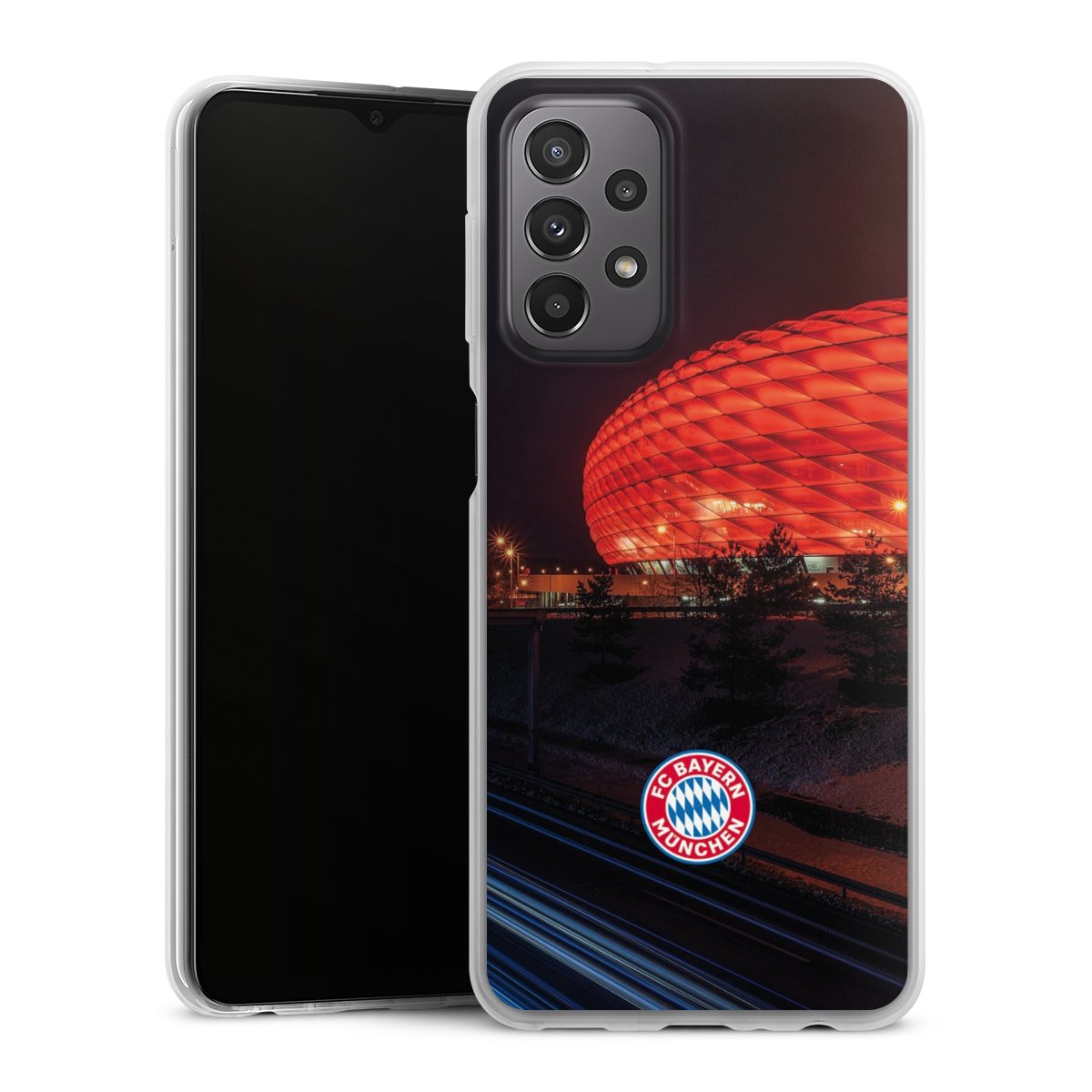 Allianz Arena bei Nacht FCB