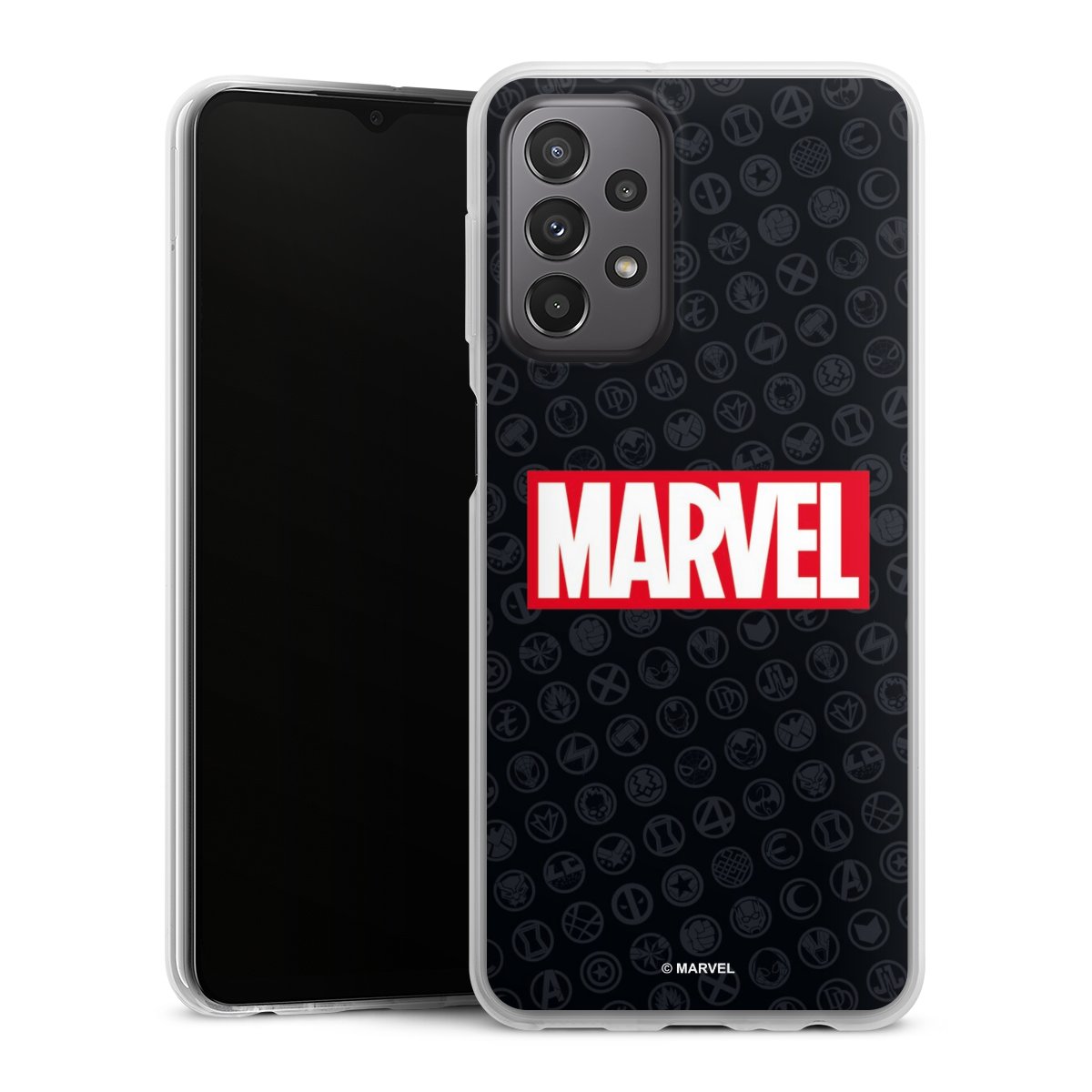 Marvel Logo Black Red 