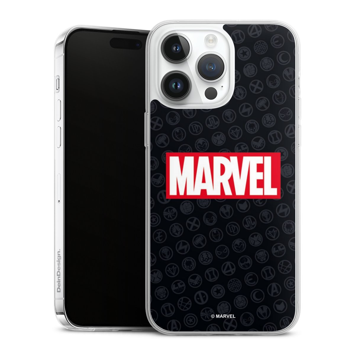 Marvel Logo Black Red 