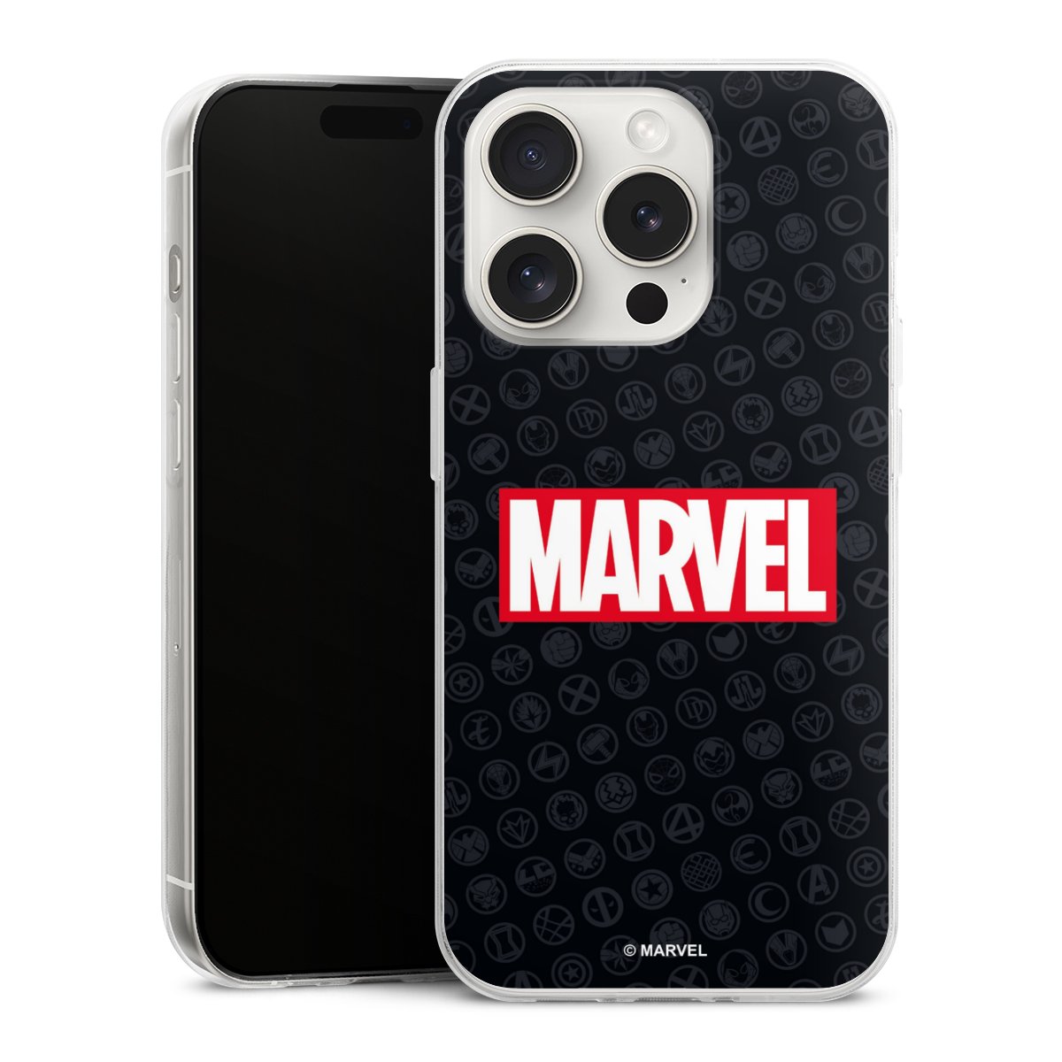 Marvel Logo Black Red 