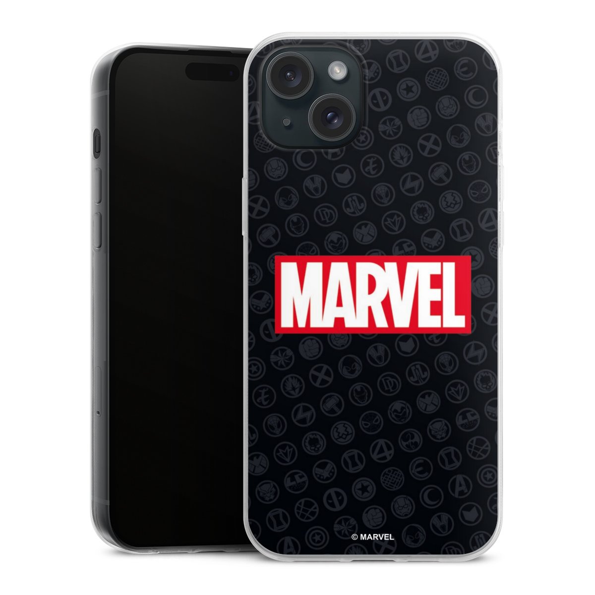 Marvel Logo Black Red 