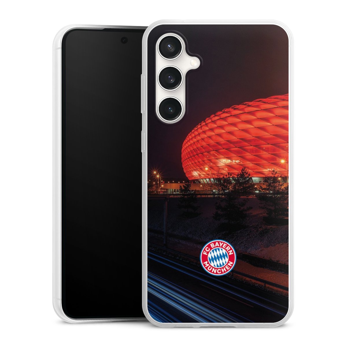 Allianz Arena bei Nacht FCB