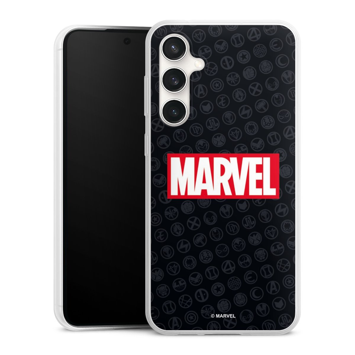 Marvel Logo Black Red 