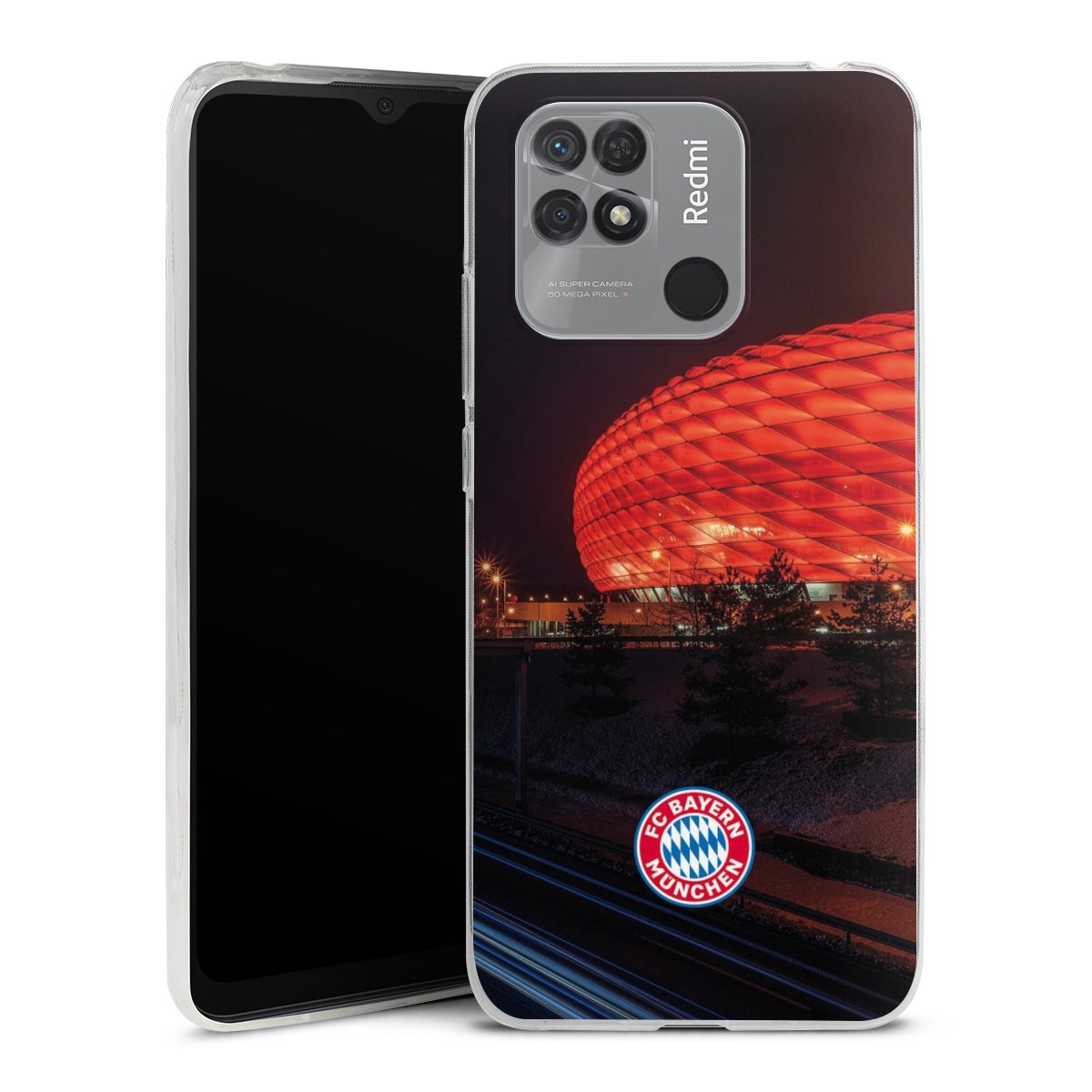 Allianz Arena bei Nacht FCB