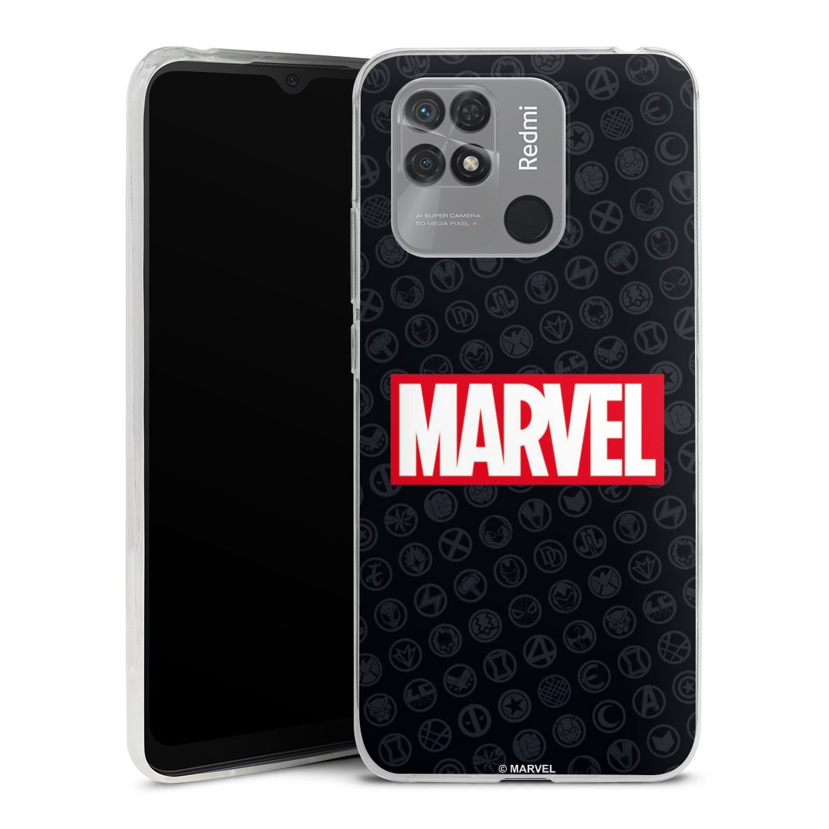 Marvel Logo Black Red 