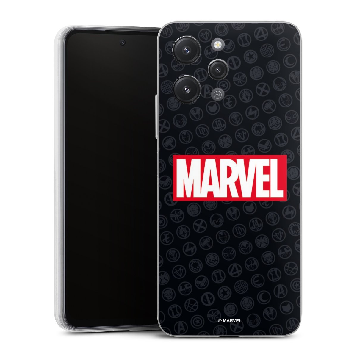 Marvel Logo Black Red 