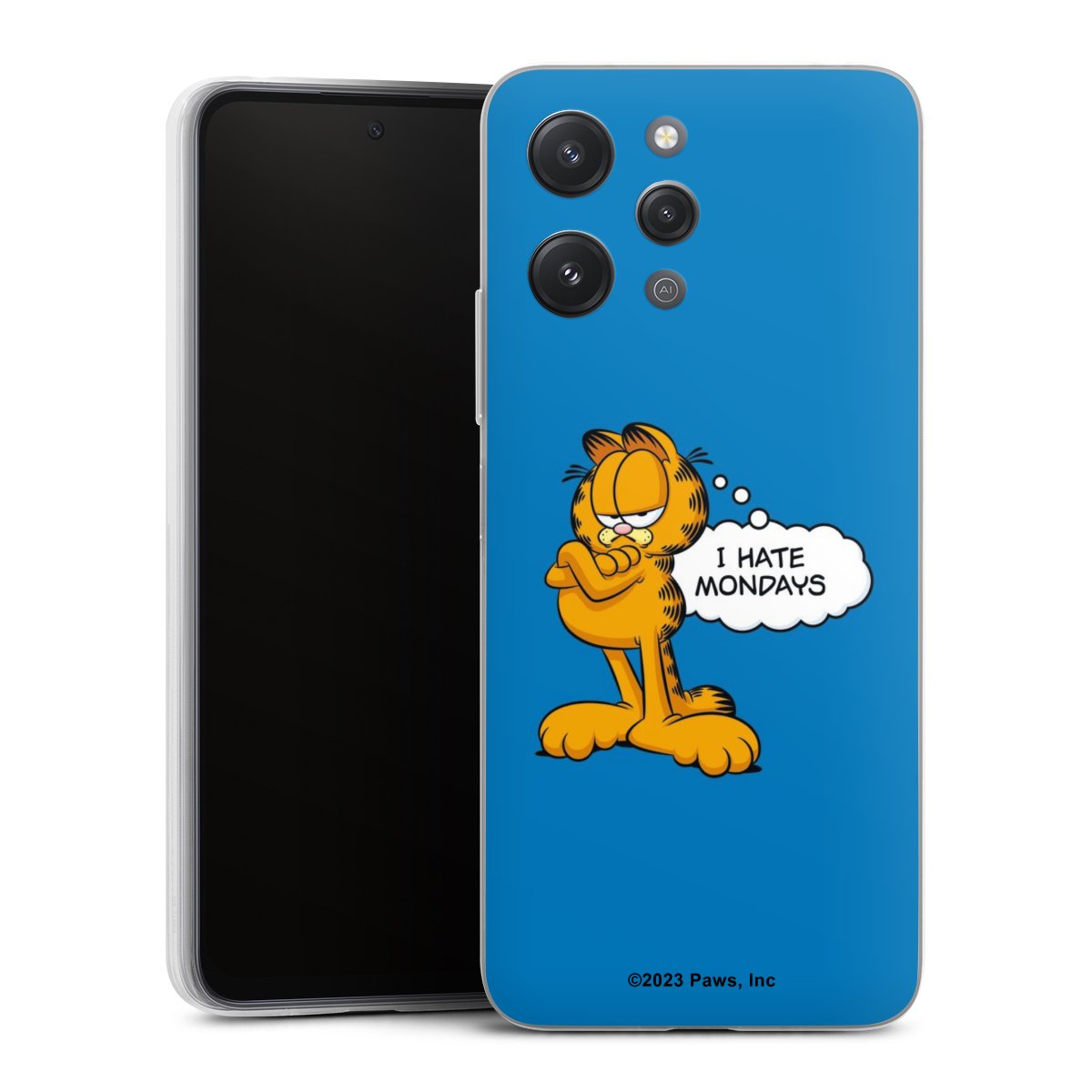 Garfield Ik haat maandagen blauw