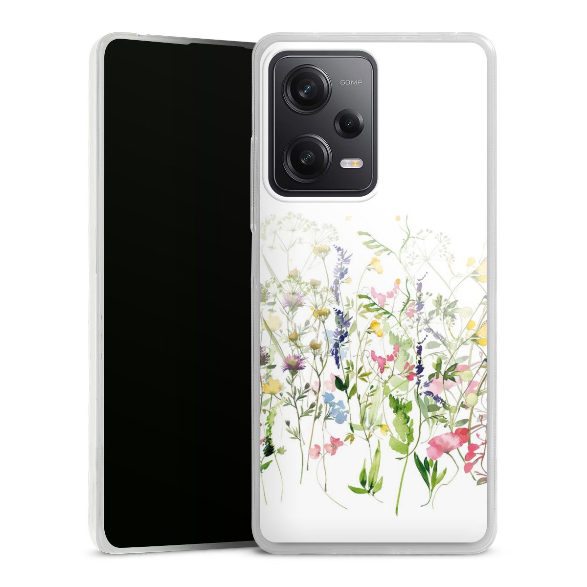 Kleurrijke lente weide bloemen