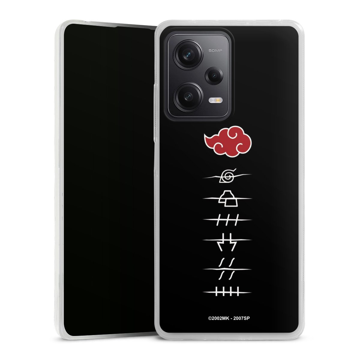 Symboles des membres de l'Akatsuki noirs