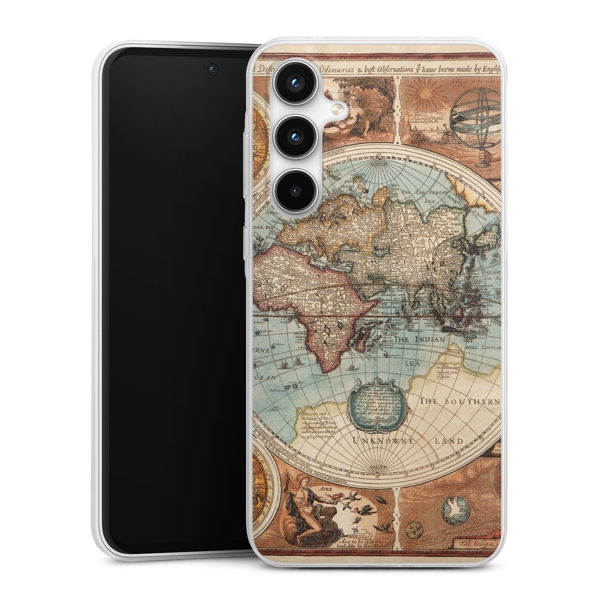 Mappa del mondo vintage