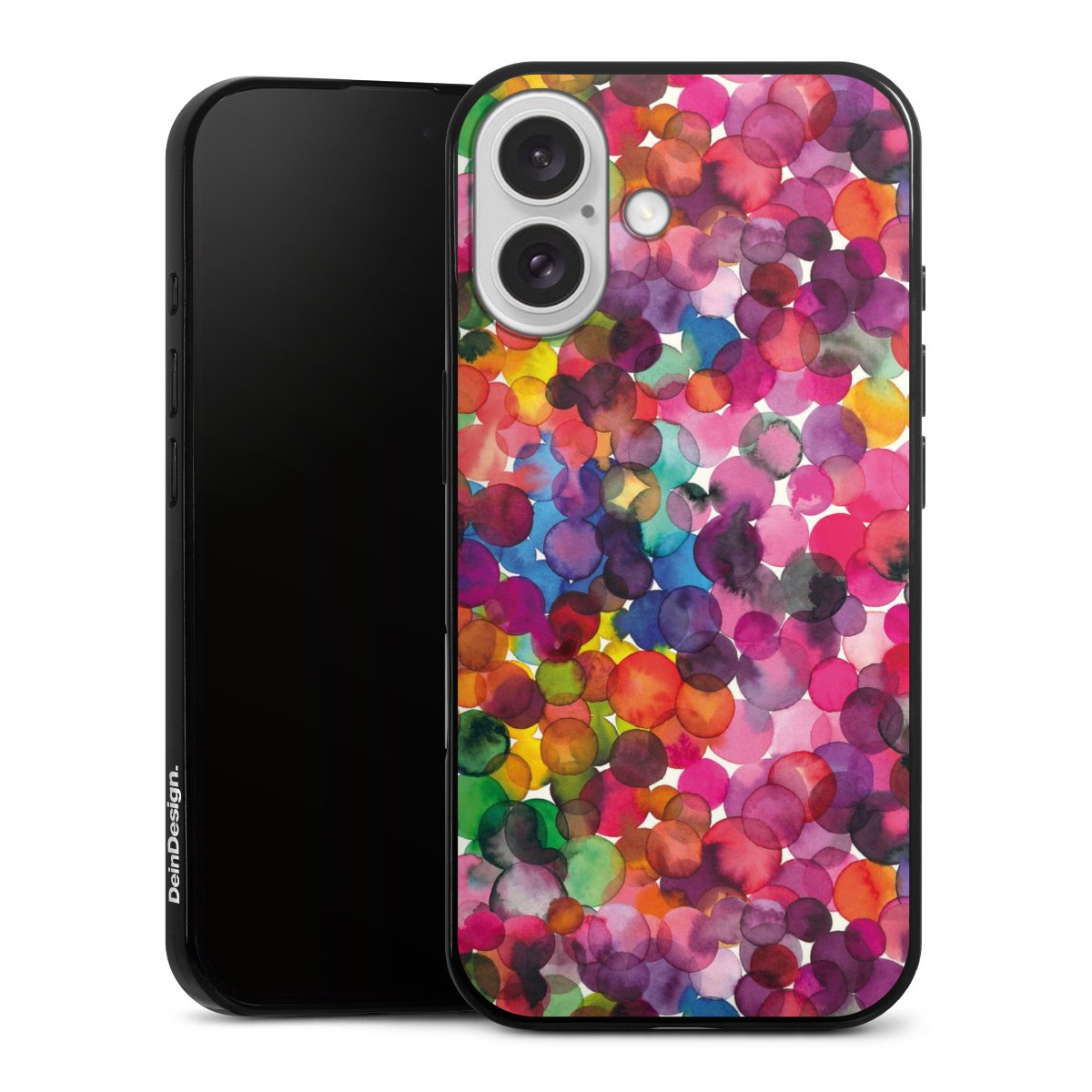 Punti acquerello sovrapposti