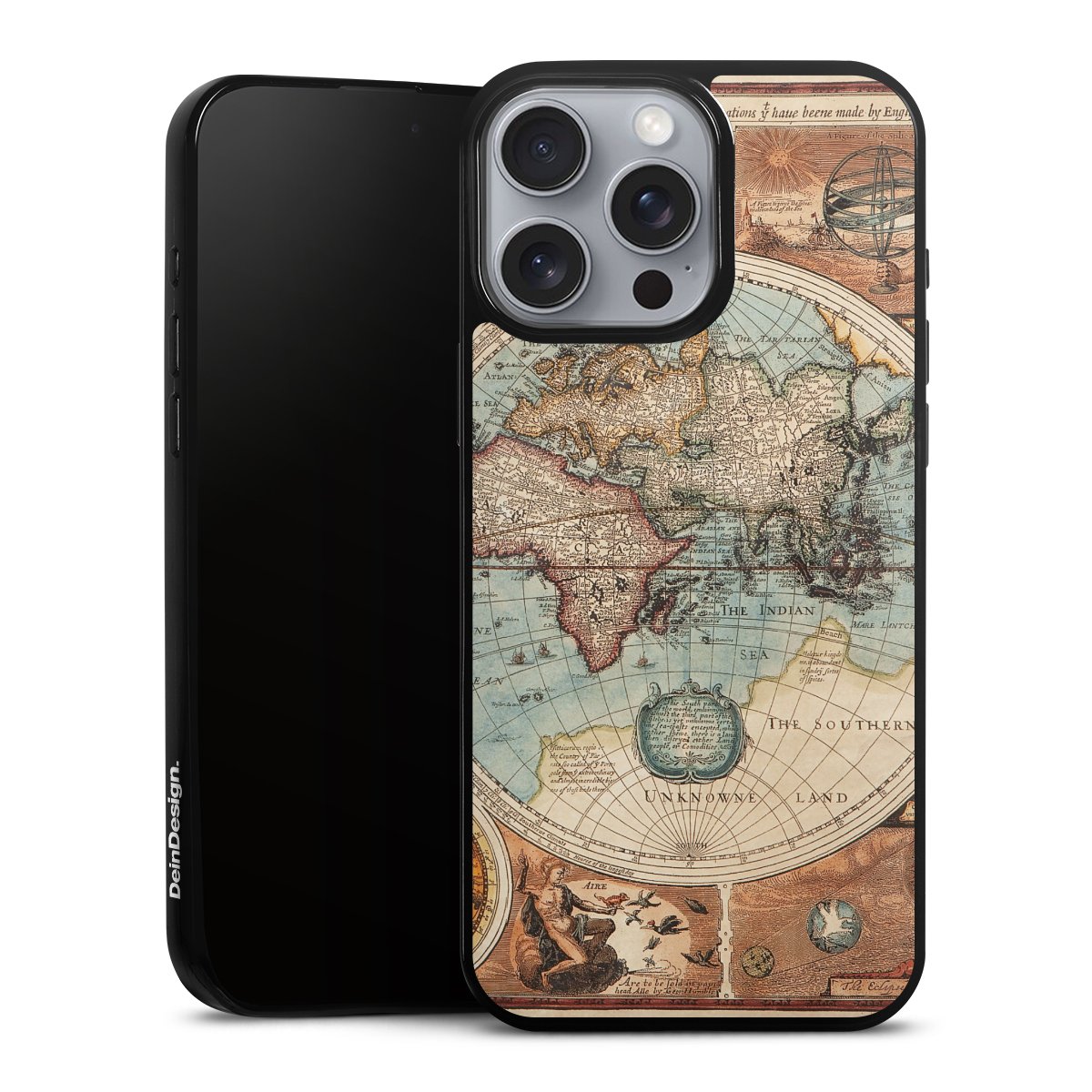 Mappa del mondo vintage