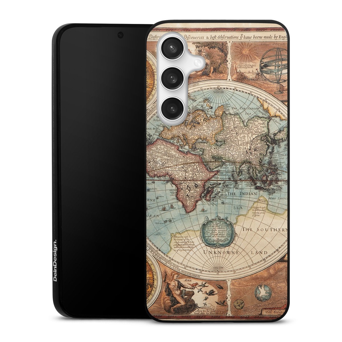 Mappa del mondo vintage