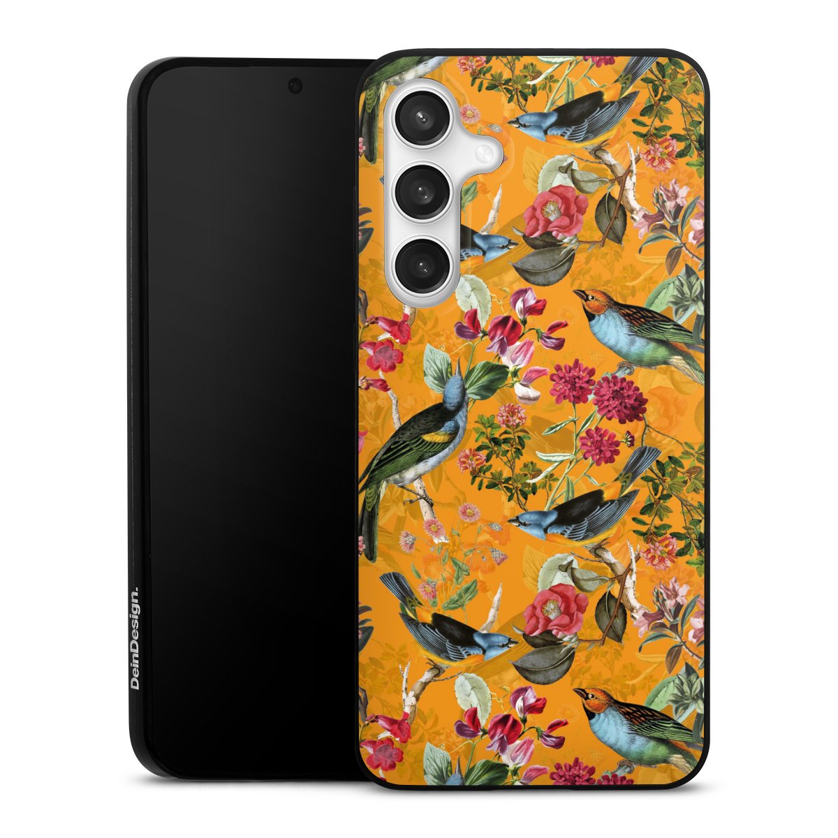 Vogels Bloemen Behang
