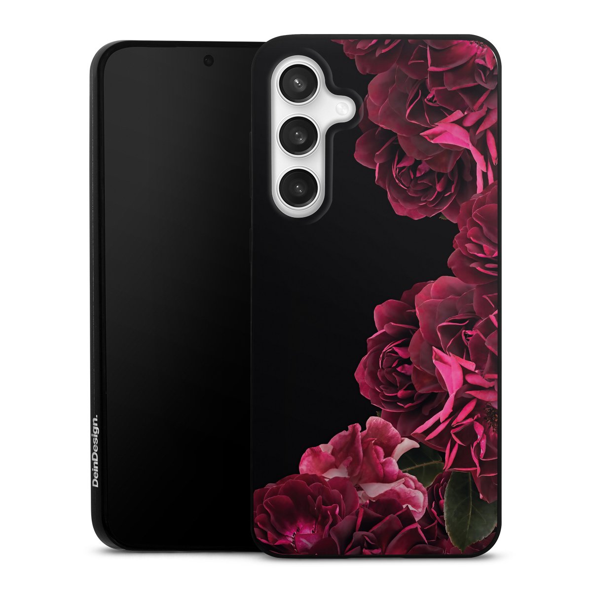 Rose vintage su nero