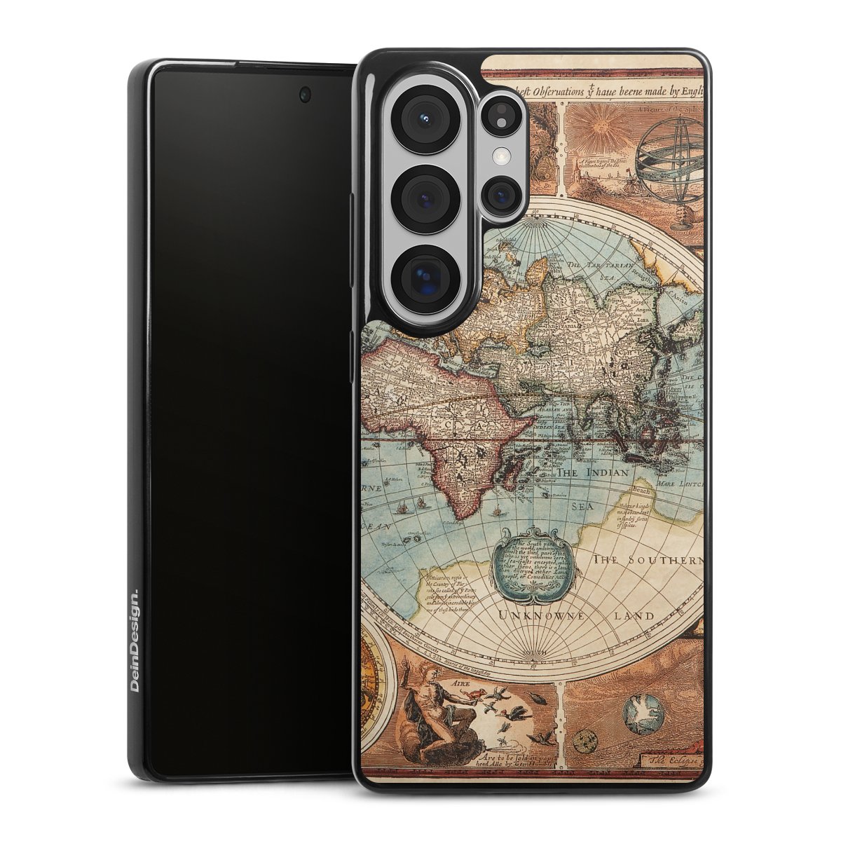 Mappa del mondo vintage