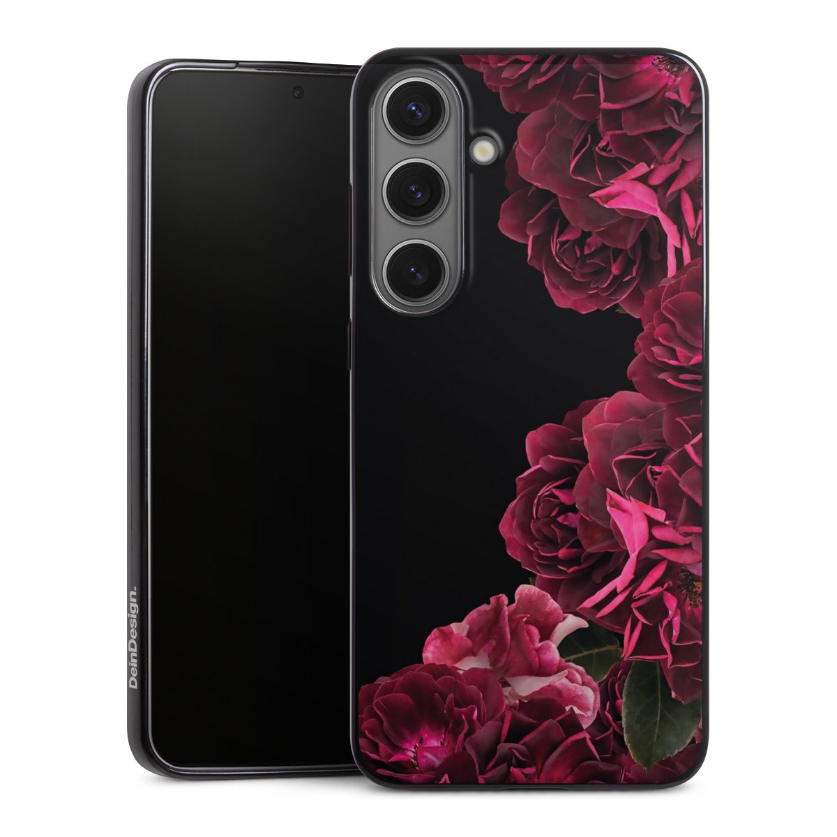 Rose vintage su nero