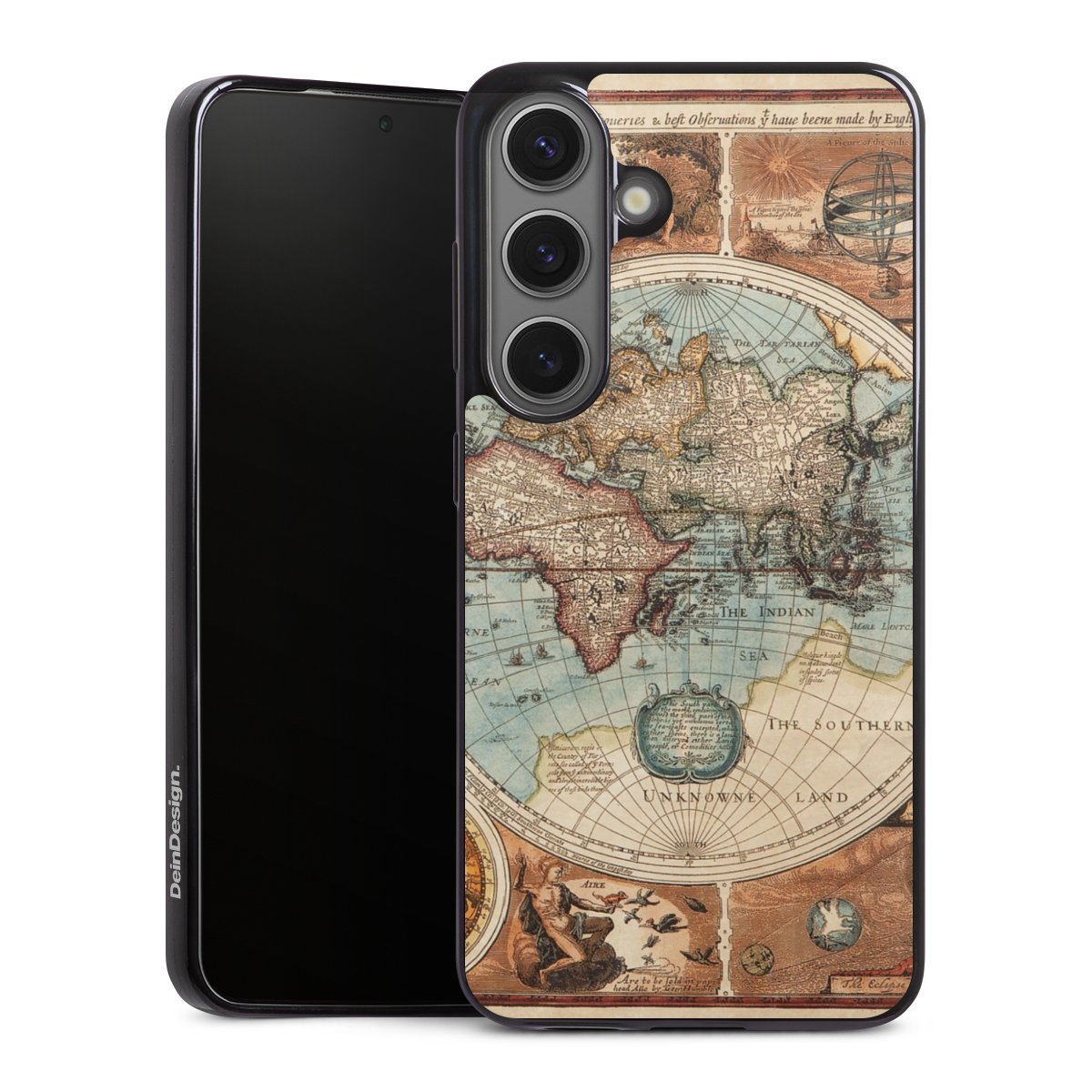 Mappa del mondo vintage