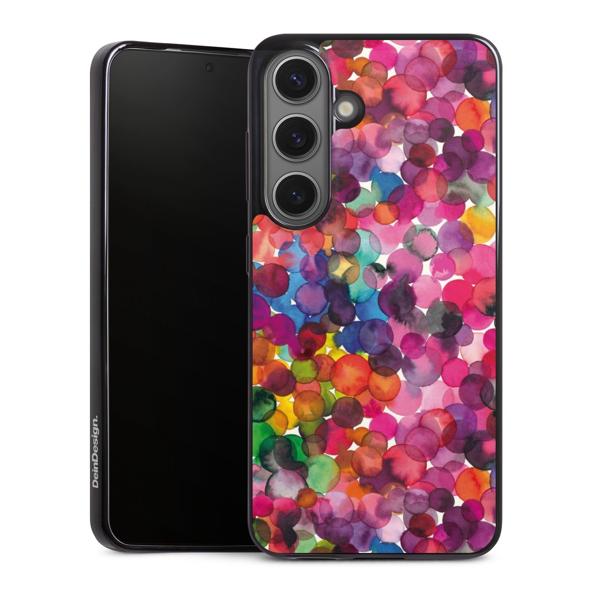 Punti acquerello sovrapposti