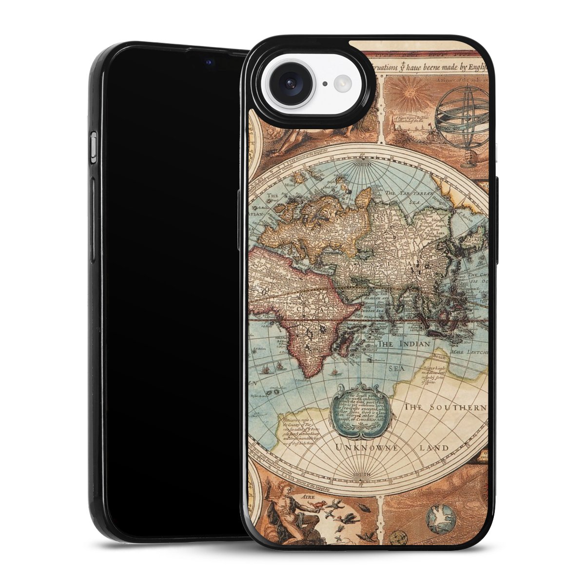 Mappa del mondo vintage