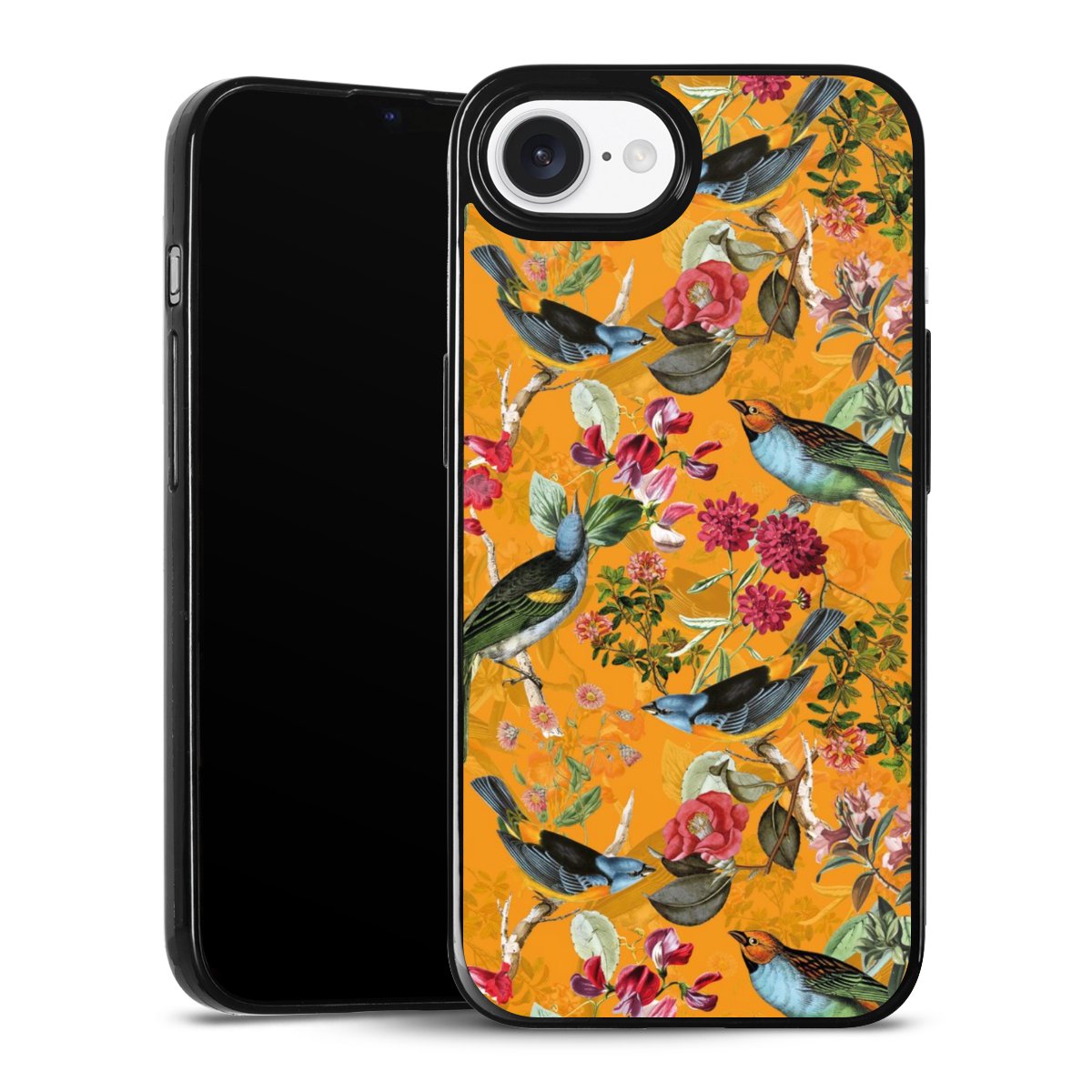 Vogels Bloemen Behang