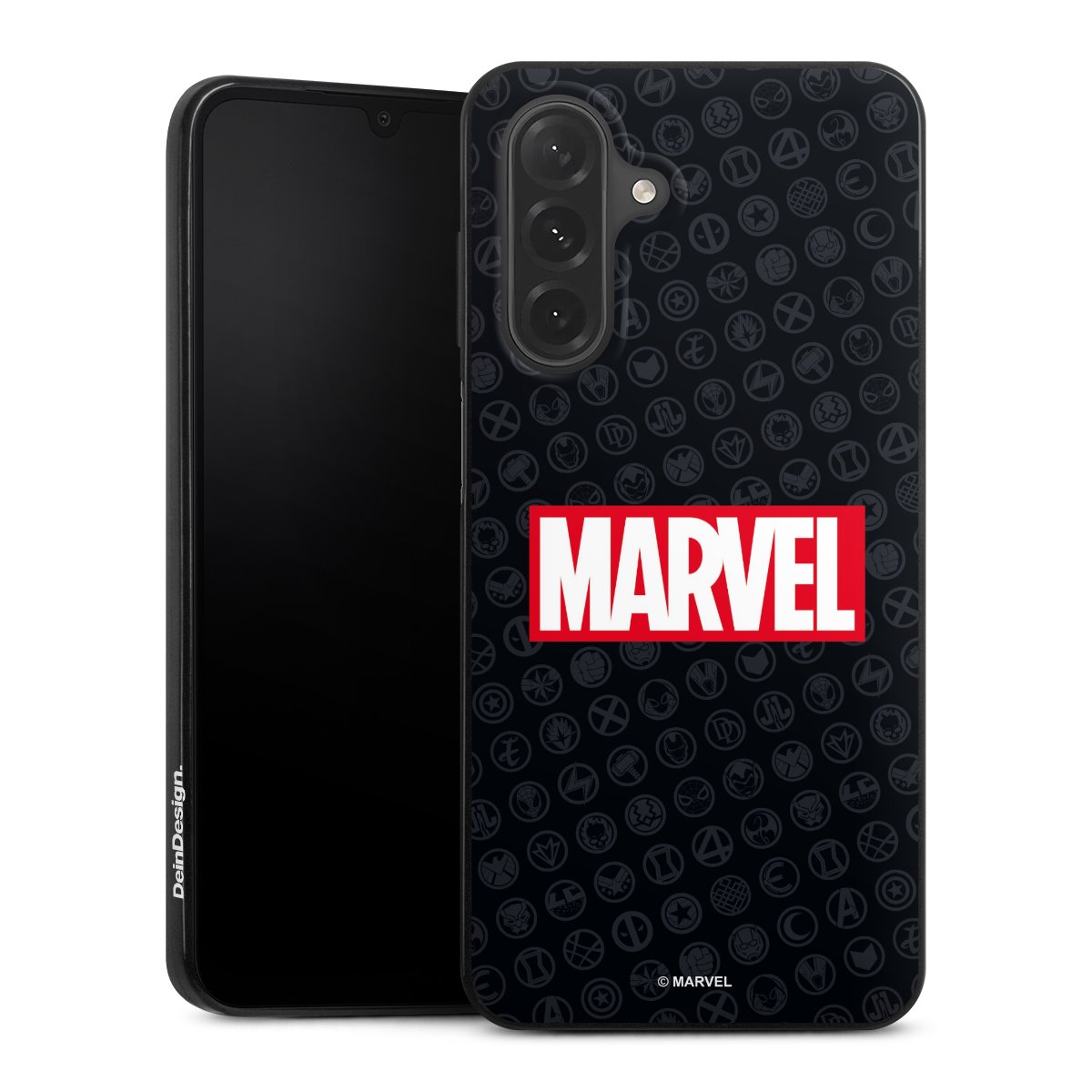 Marvel Logo Black Red 