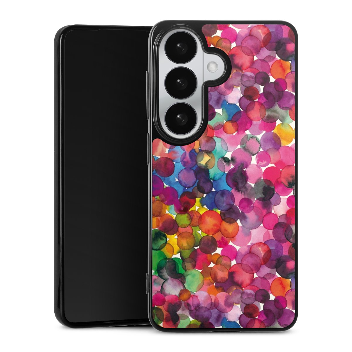 Punti acquerello sovrapposti