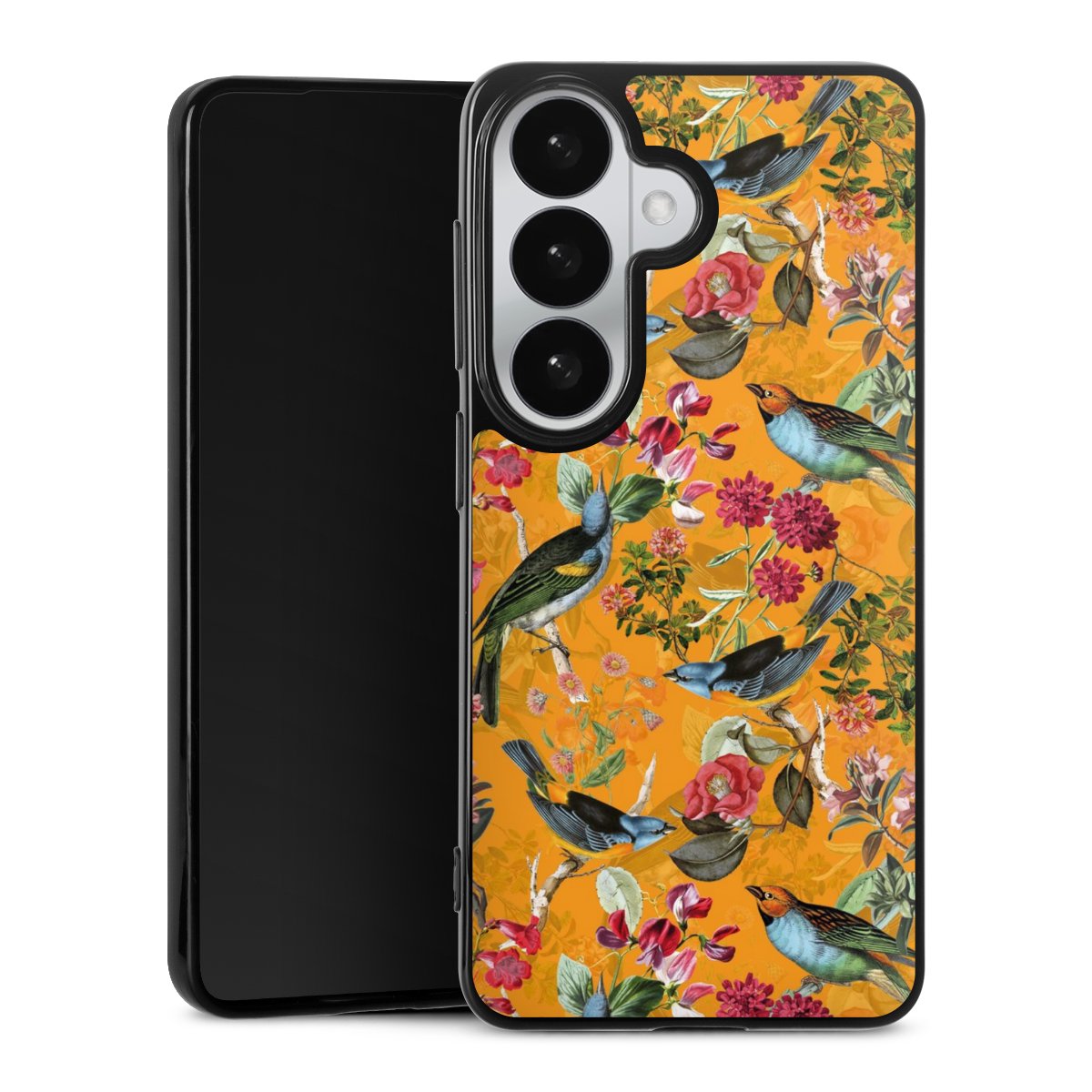 Vogels Bloemen Behang