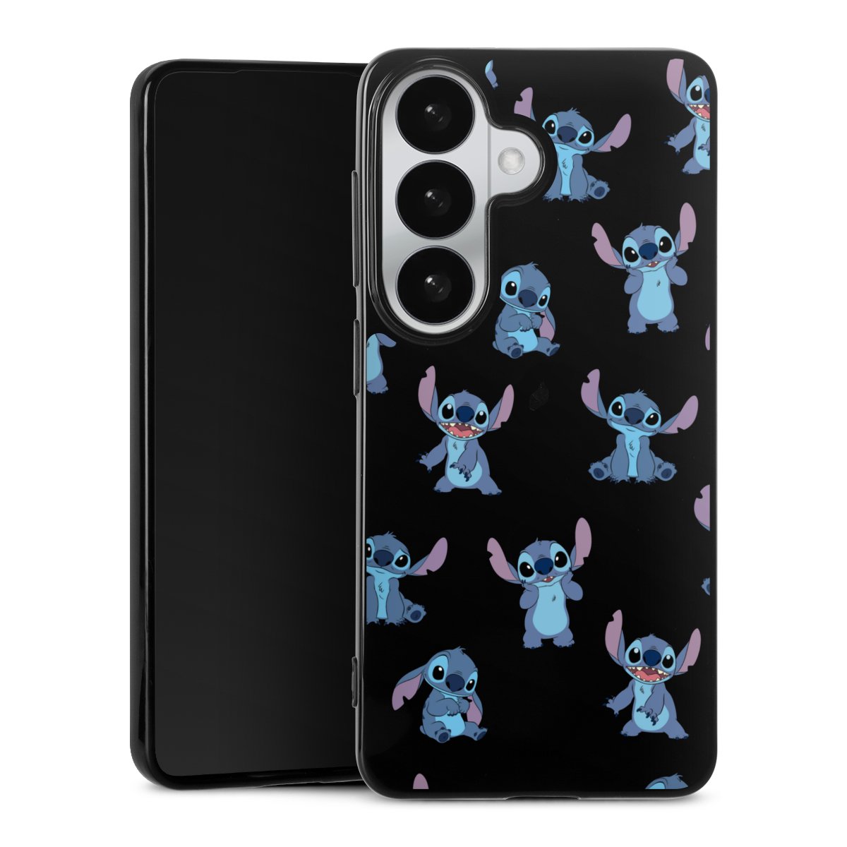 Stitch Faces Pattern Transparent