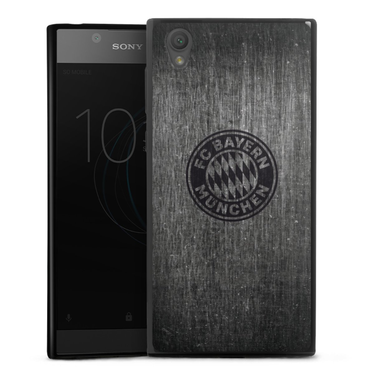Metalllook FCB Logo einfarbig