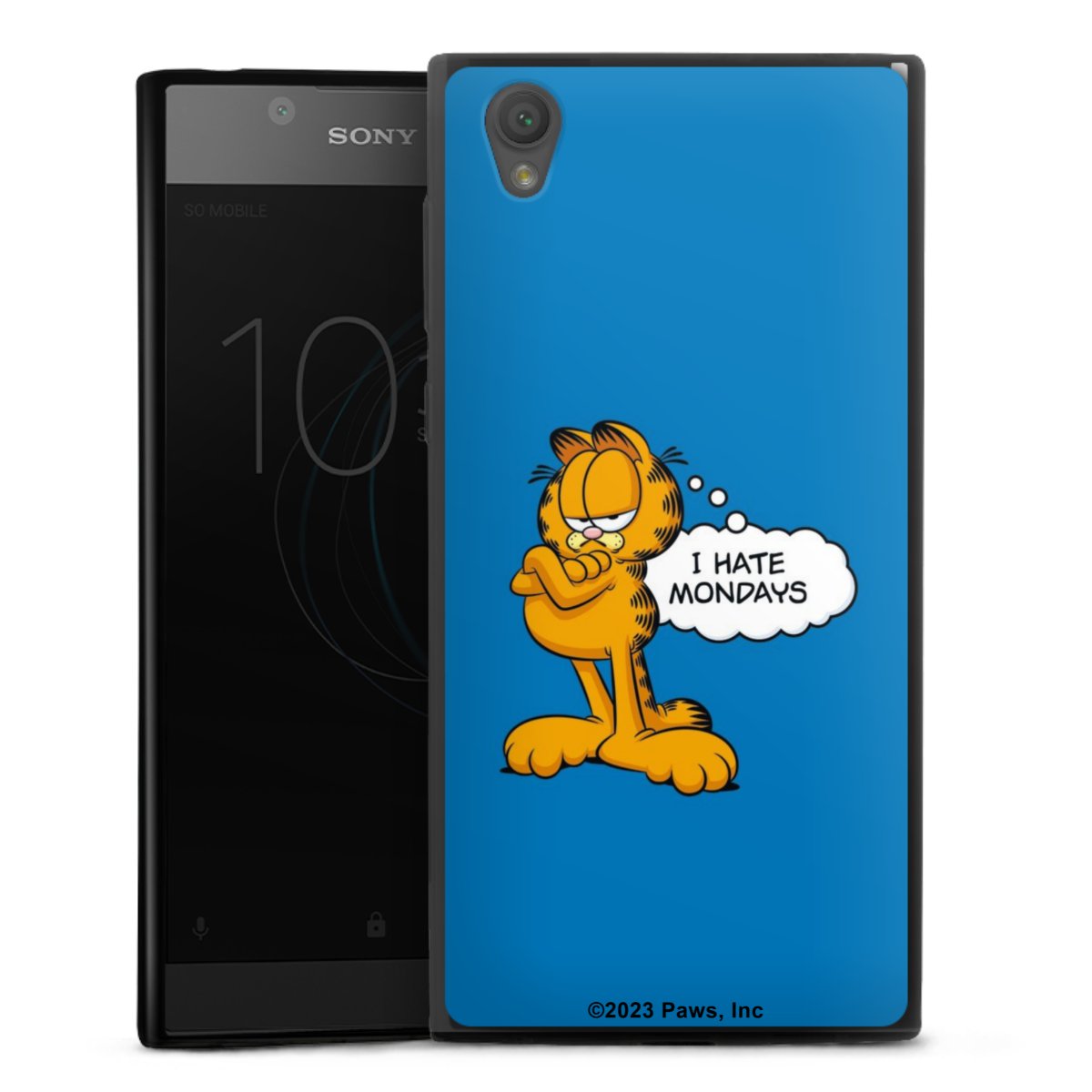 Garfield Ik haat maandagen blauw