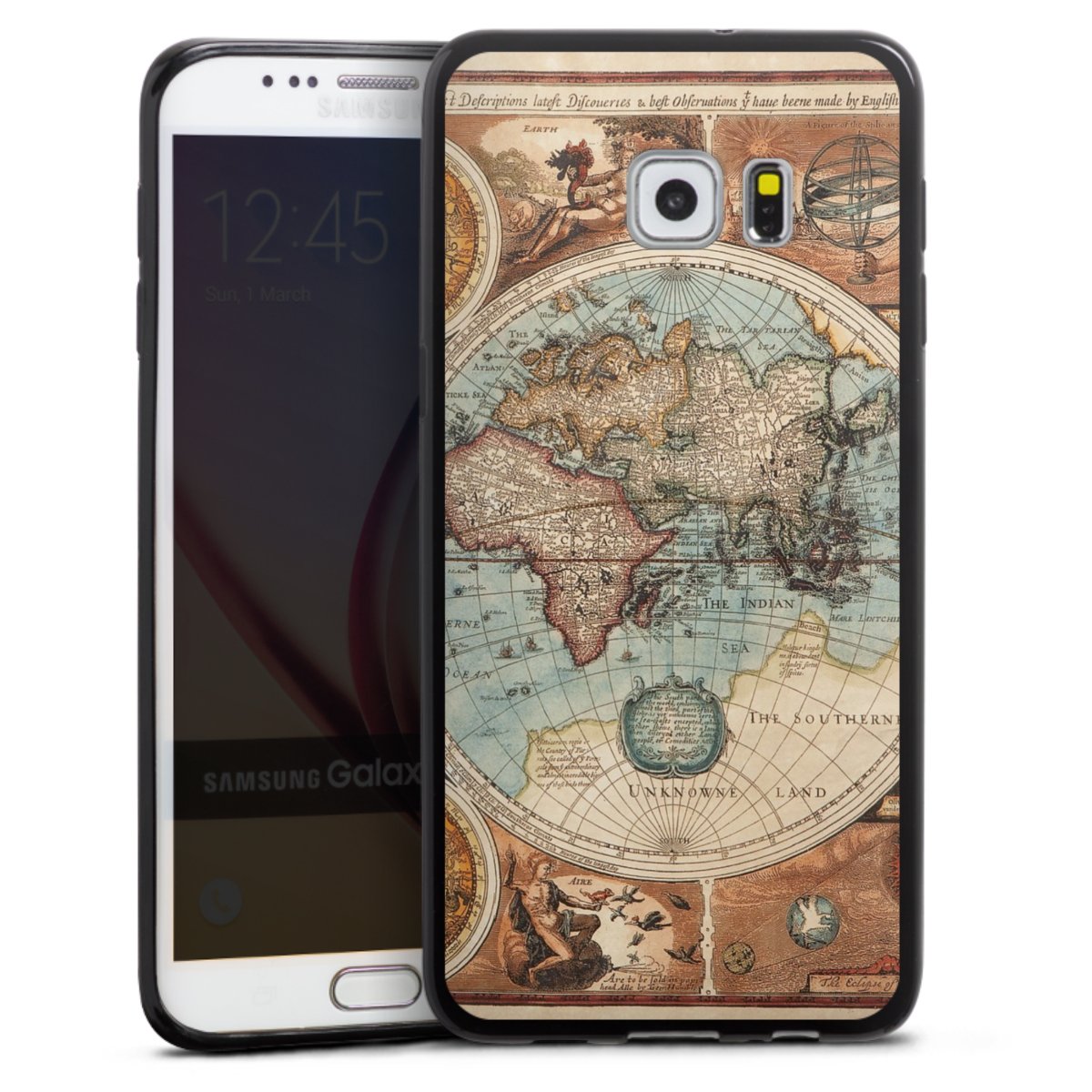 Mappa del mondo vintage