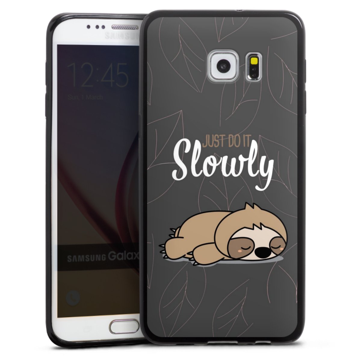 Just Do It Slowly Sloth Grey