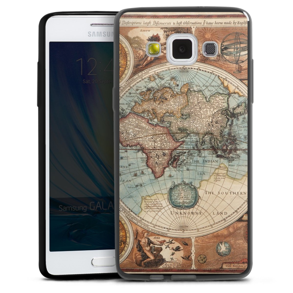 Mappa del mondo vintage