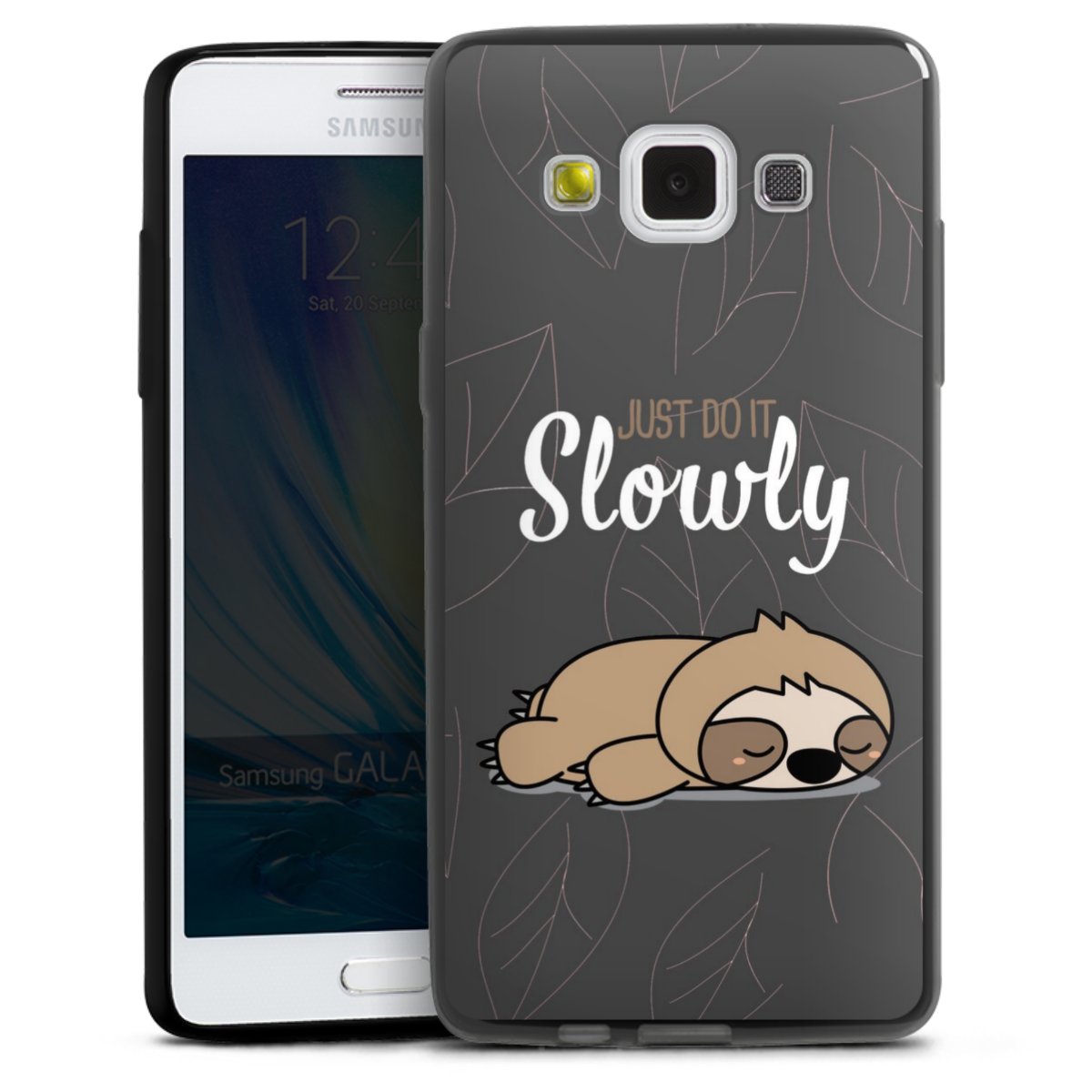 Just Do It Slowly Sloth Grey