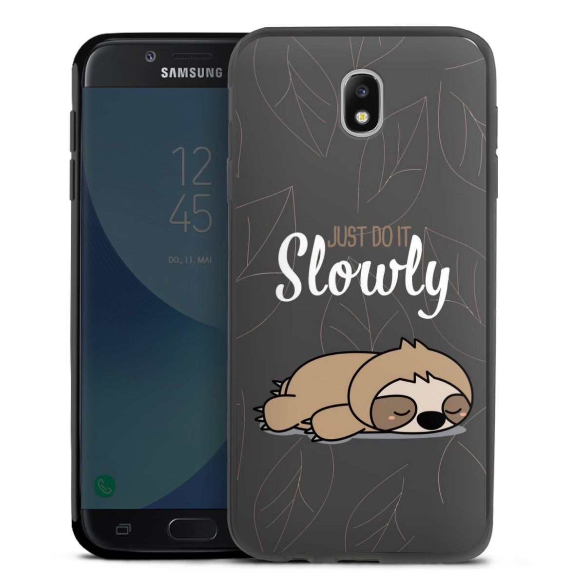Just Do It Slowly Sloth Grey