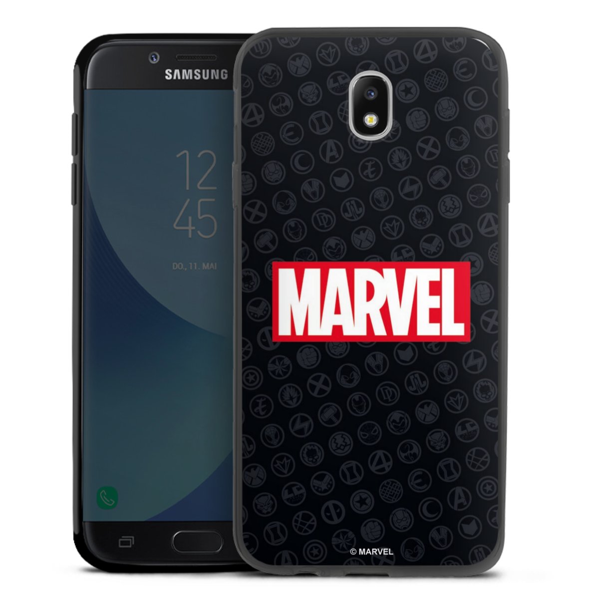 Marvel Logo Black Red 