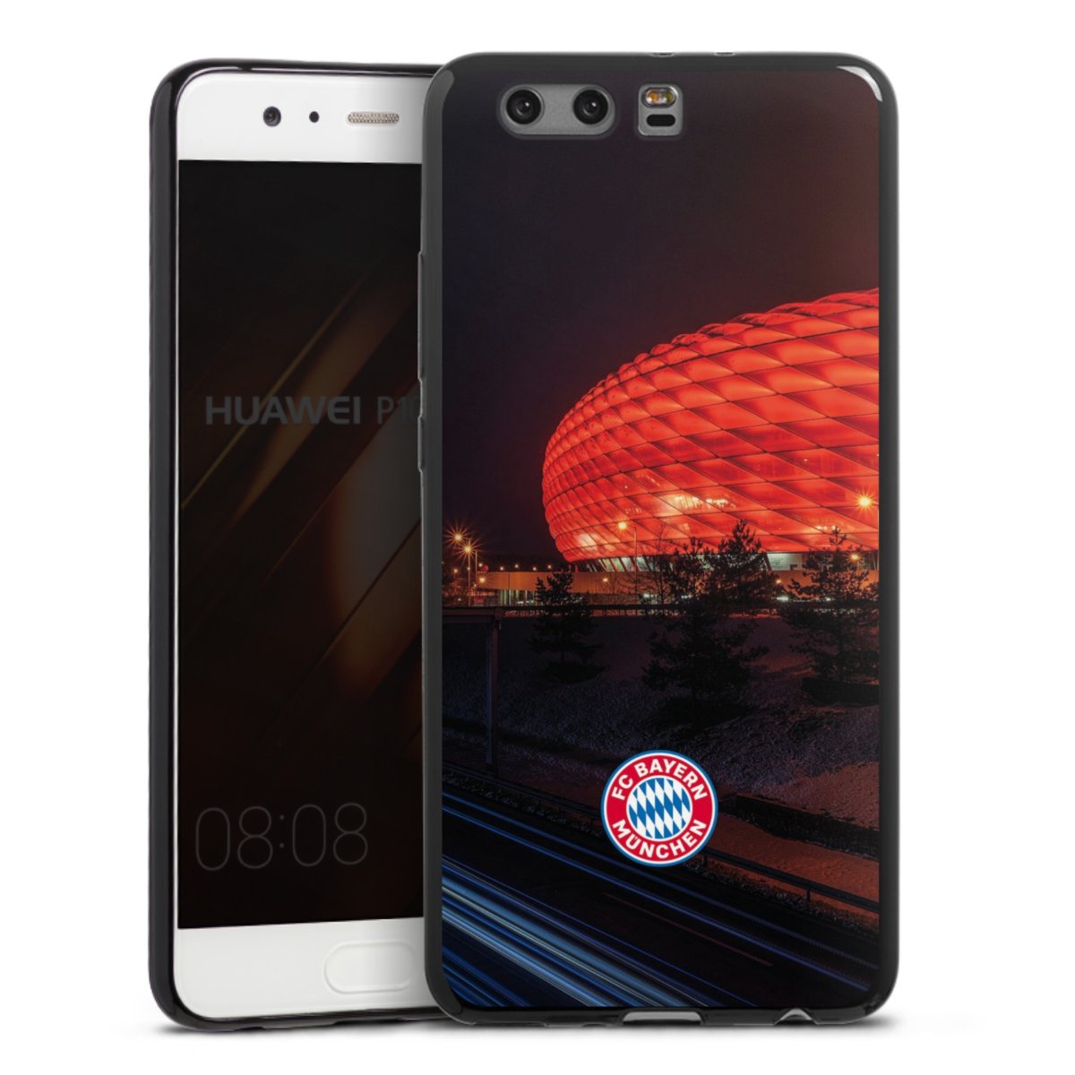 Allianz Arena bei Nacht FCB