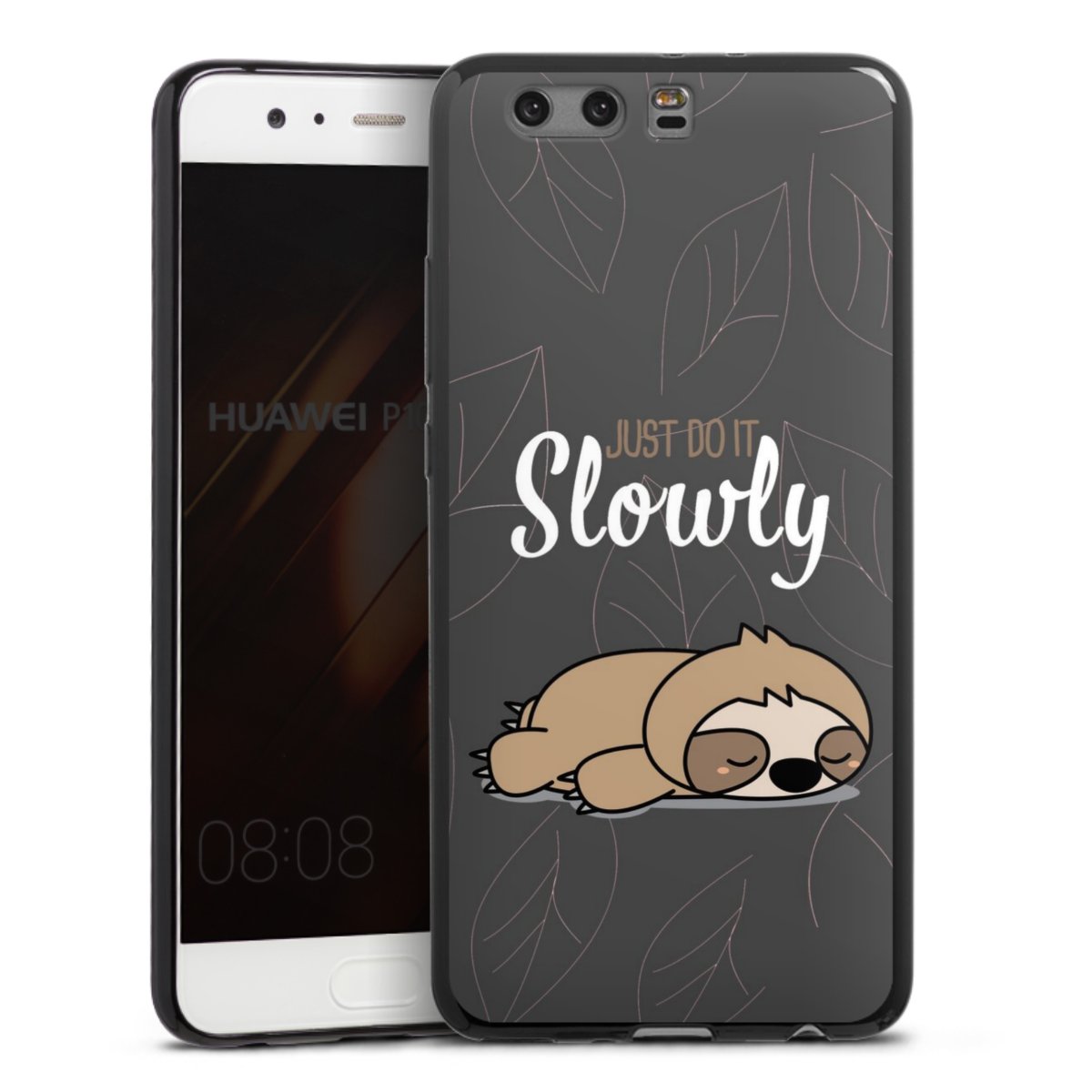 Just Do It Slowly Sloth Grey