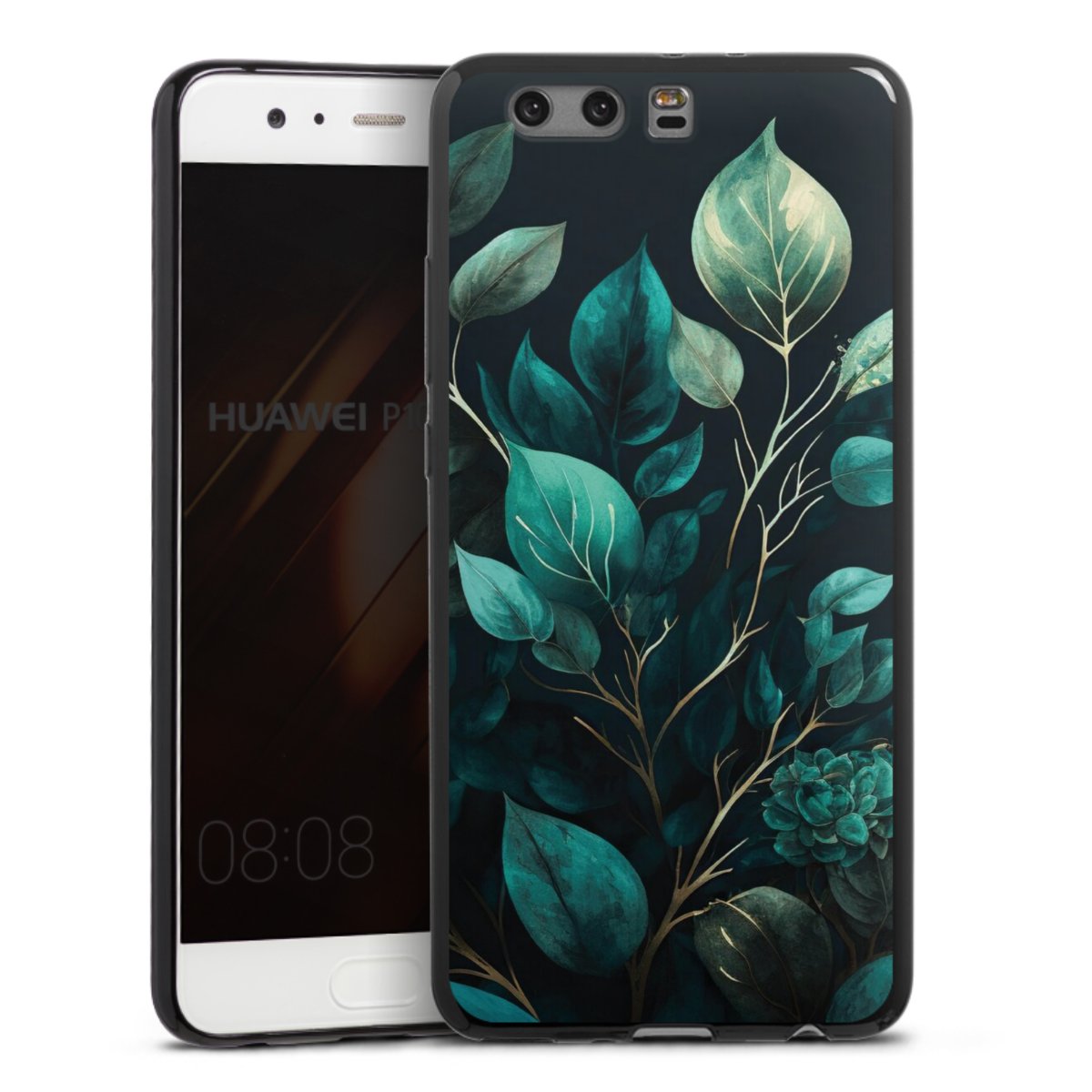 Eukalyptus dunkler Hintergrund