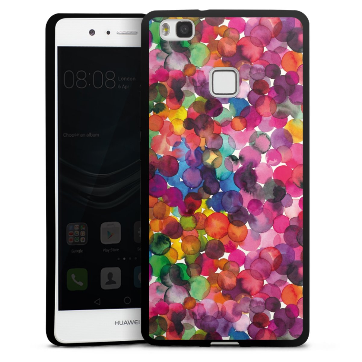 Punti acquerello sovrapposti