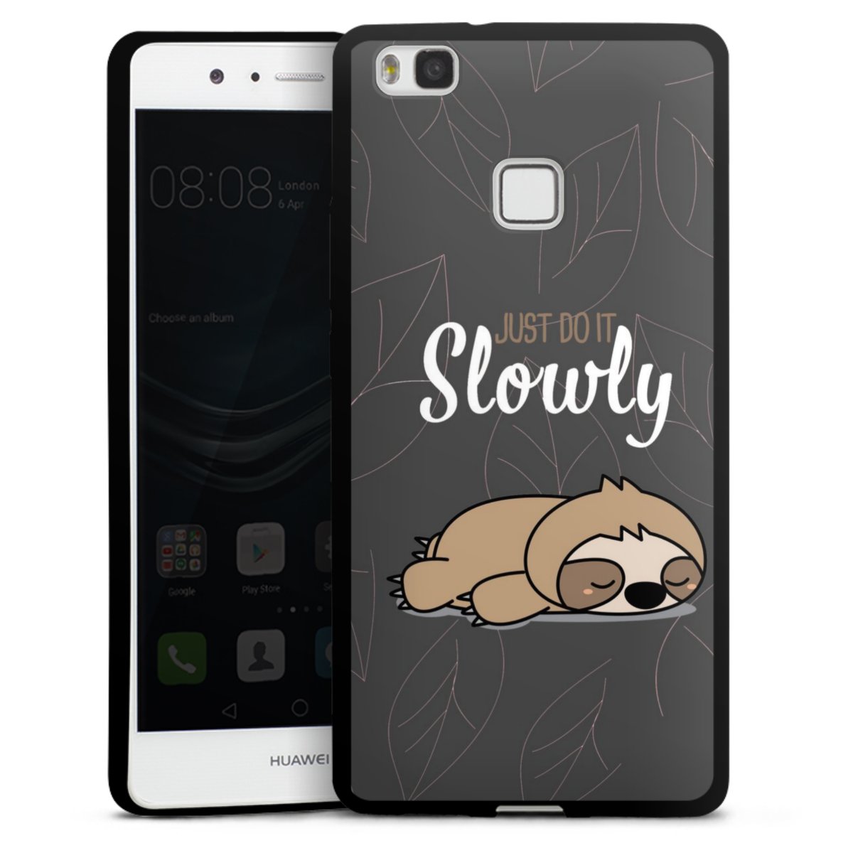 Just Do It Slowly Sloth Grey