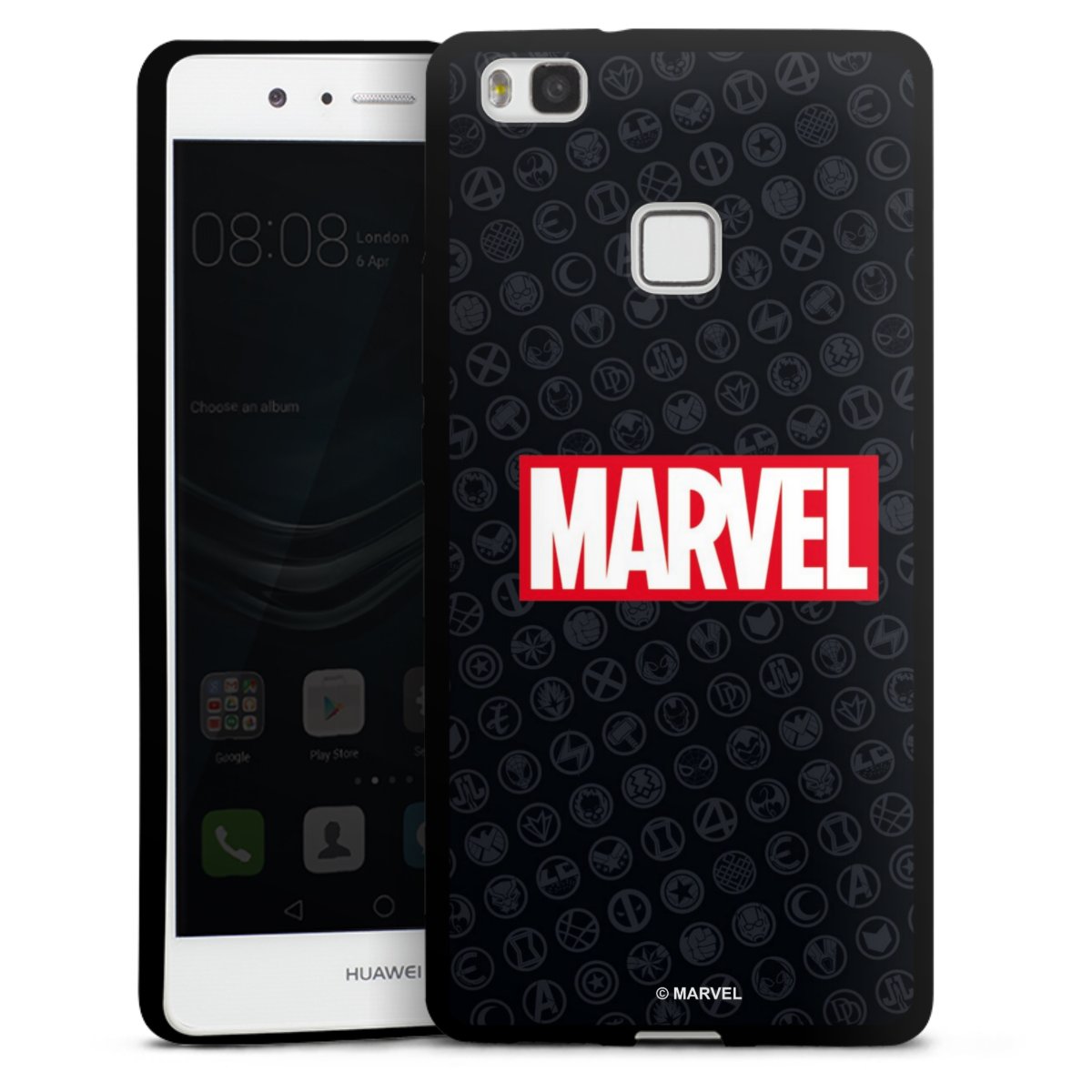 Marvel Logo Noir Rouge