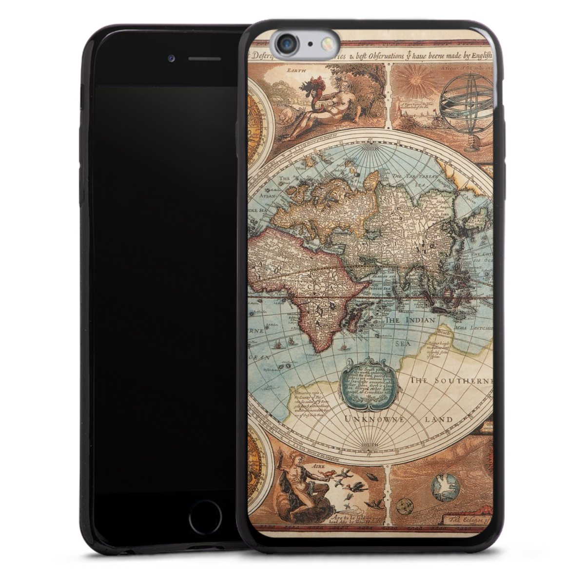 Mappa del mondo vintage