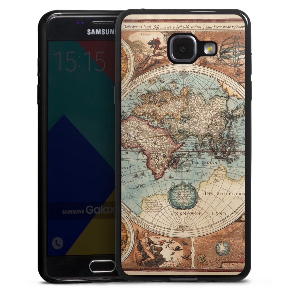 Mappa del mondo vintage